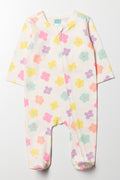 Flower Babygrow Light Pink
