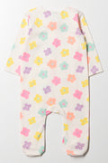 Flower Babygrow Light Pink (3)