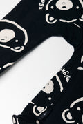 Bear Printed Babygrow Black (2)