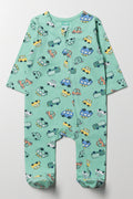 Cars Babygrow Green