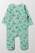 Cars Babygrow Green (3)