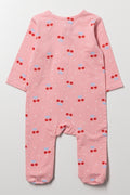 Cherry Babygrow Pink (3)