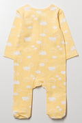 Clouds Babygrow Yellow (3)