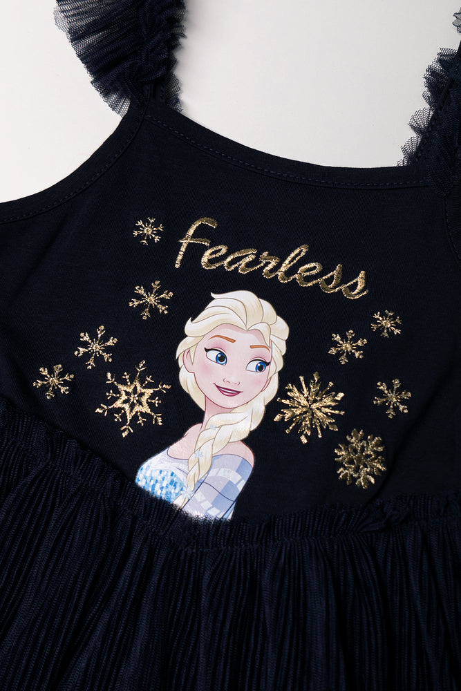 Frozen Tulle Dress Navy