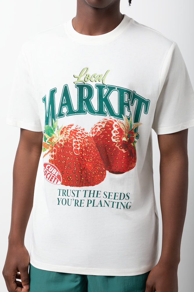 Short Sleeve T-Shirt Cream (3)