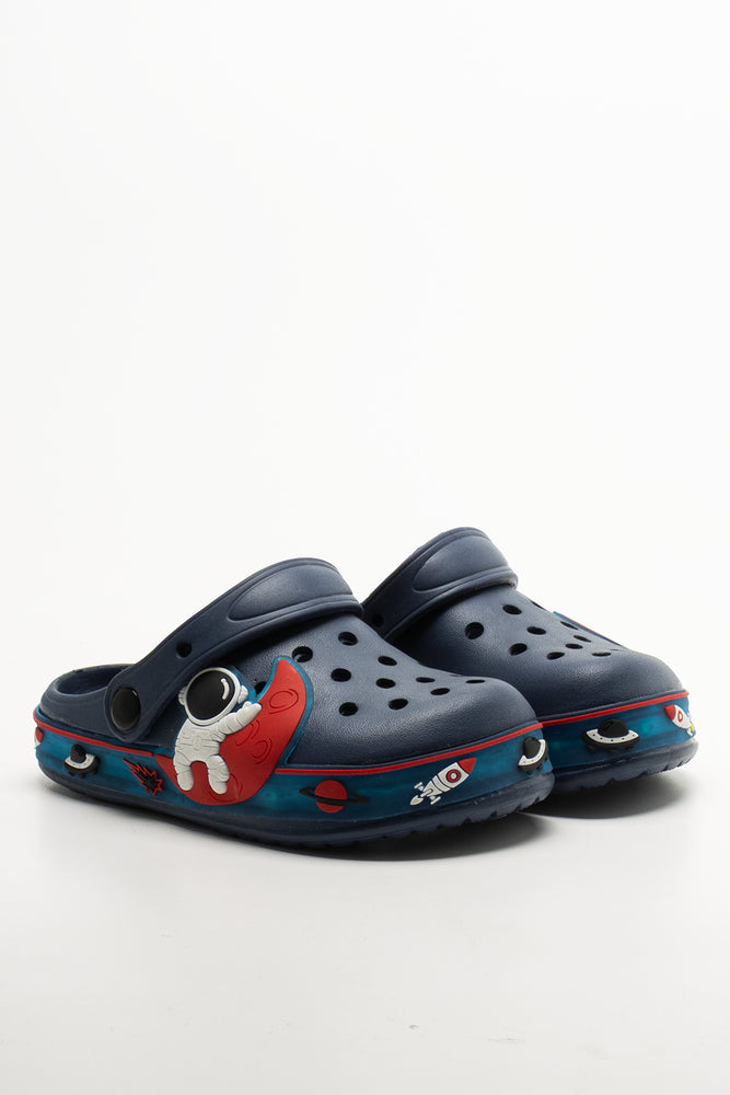Light Up Clogs Navy