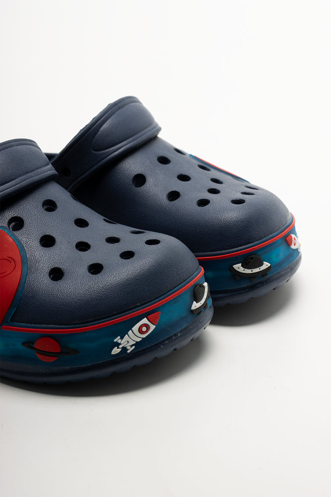 Light Up Clogs Navy (2)