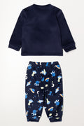 Dinos In Space Island Fleece Pyjama Navy (3)