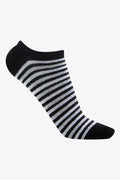 5 Pack Low Cut Socks Black, Grey And White (5)