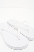 Plain Flip Flop White (1)