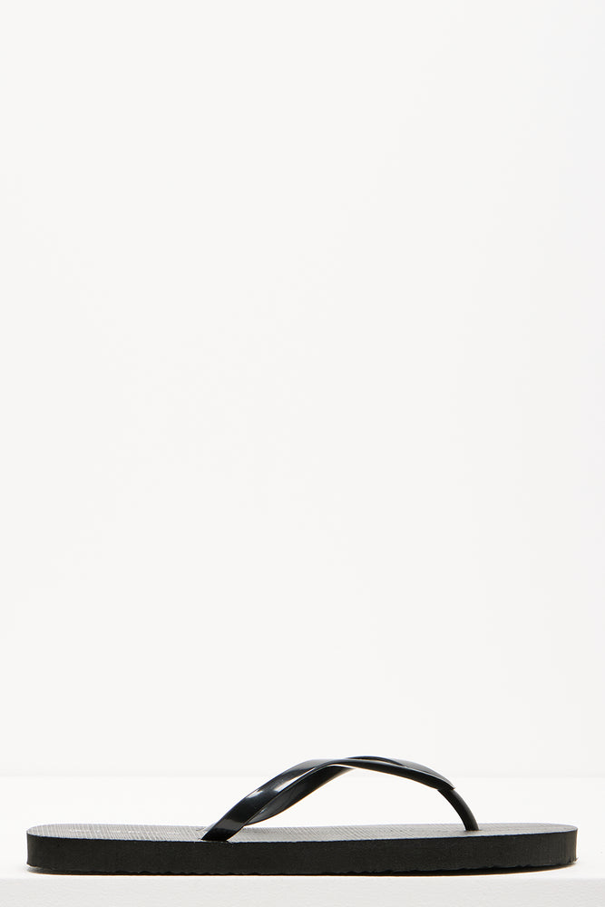 Plain Flip Flop Black