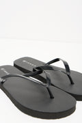 Plain Flip Flop Black (1)