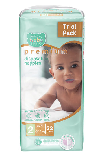ABC Premium Mini Nappies Size 1 26'S