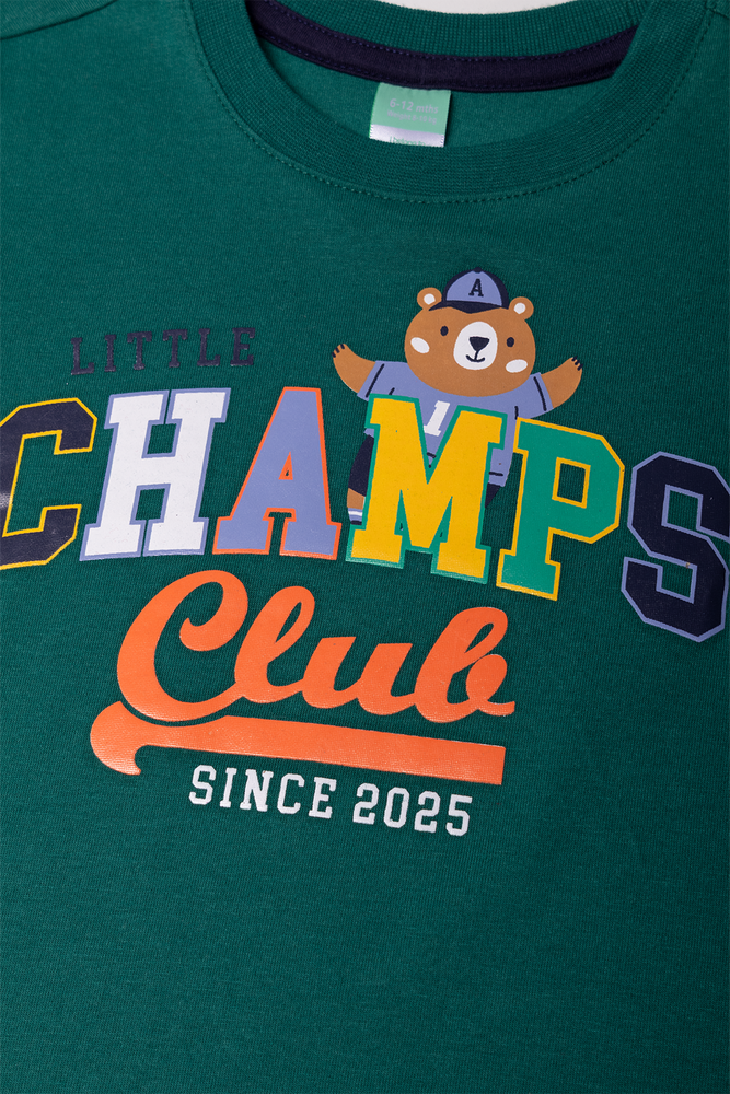 Champs Short Sleeve T-Shirt Green