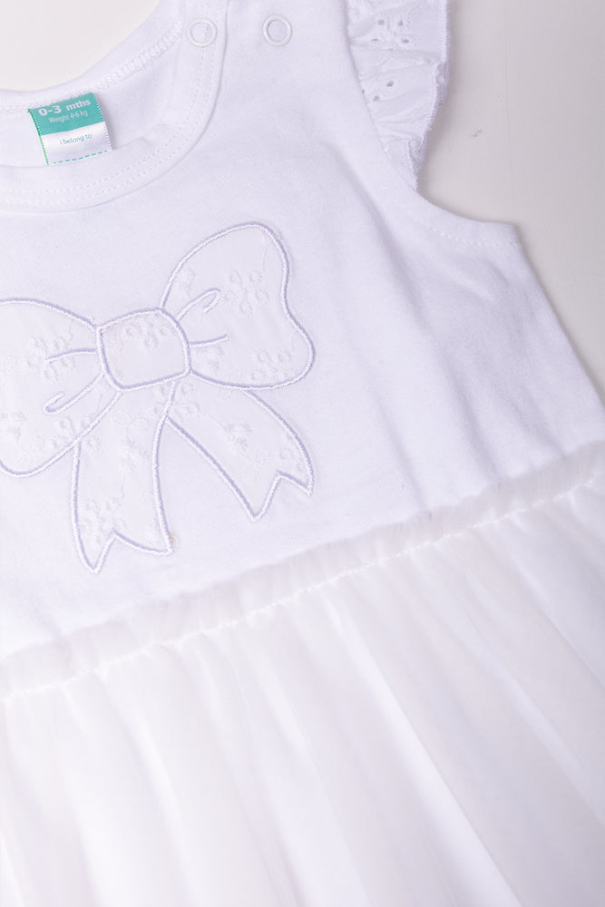 Tutu Romper Set White