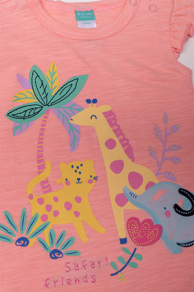 Safari Romper Set Pink
