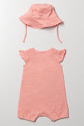 Safari Romper Set Pink (3)