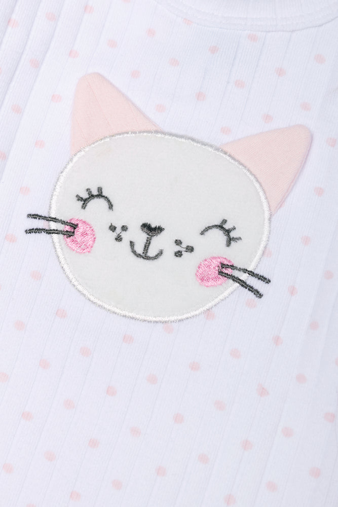 Cat Rib Set Pink