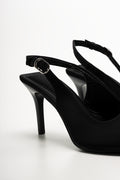 Sling Back Heels Black (3)