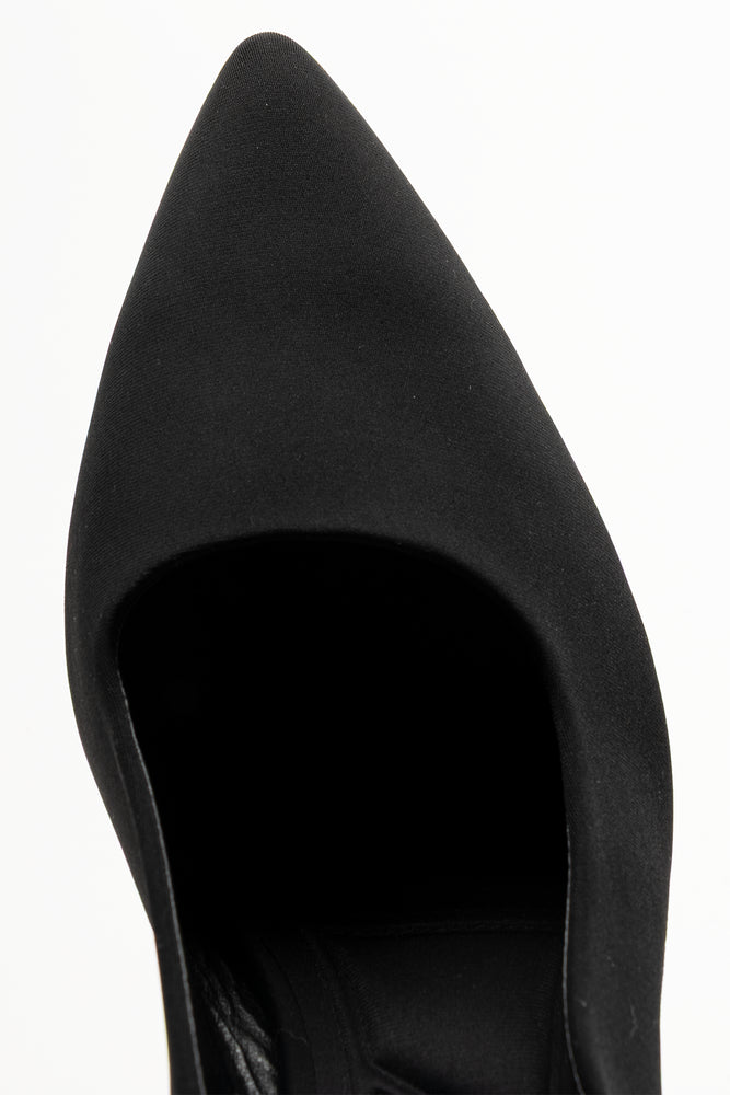 Sling Back Heels Black (4)