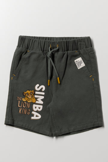 Lion King Denim Shorts Blue