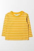 Long Sleeve Stripe T-Shirt Yellow