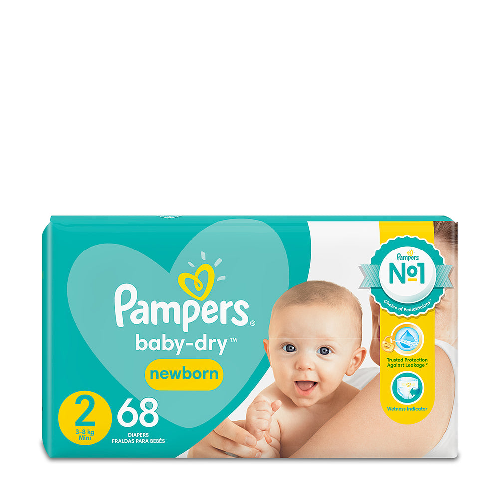 Pampers Size Pampers Active Dry Pampers Baby Dry Pampers No2 Baby Diapers, 2, Active Baby, Pampers, 4-8 Kg,  94 Pieces