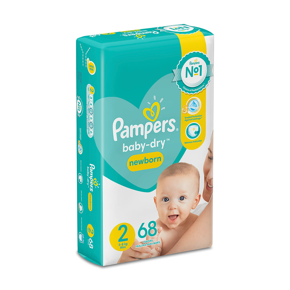 Pampers Size 2 Active Baby 68'S
