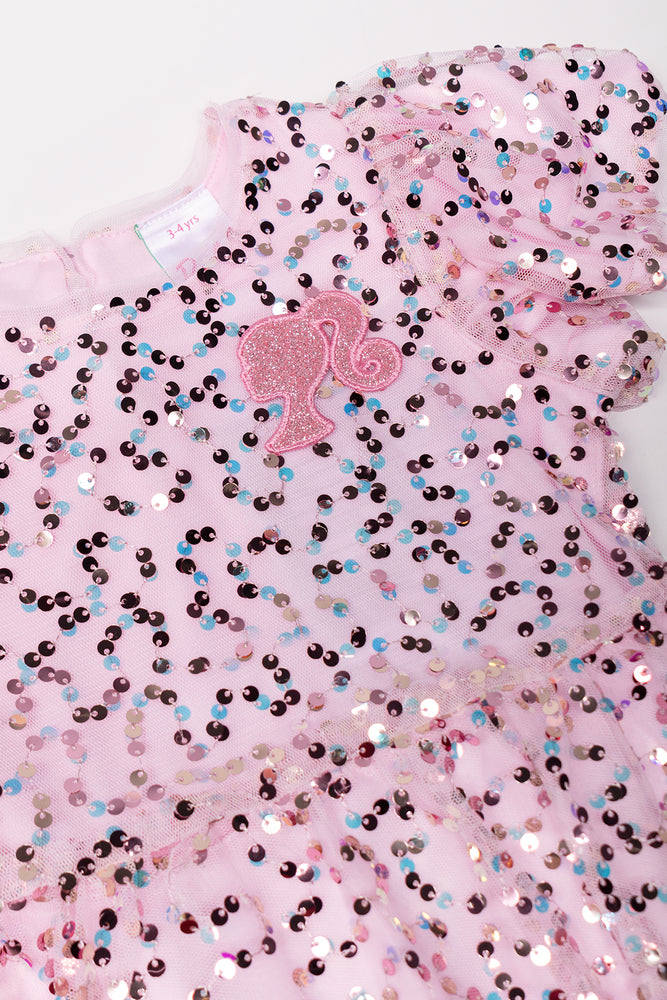 Barbie Sequin Dress Pink