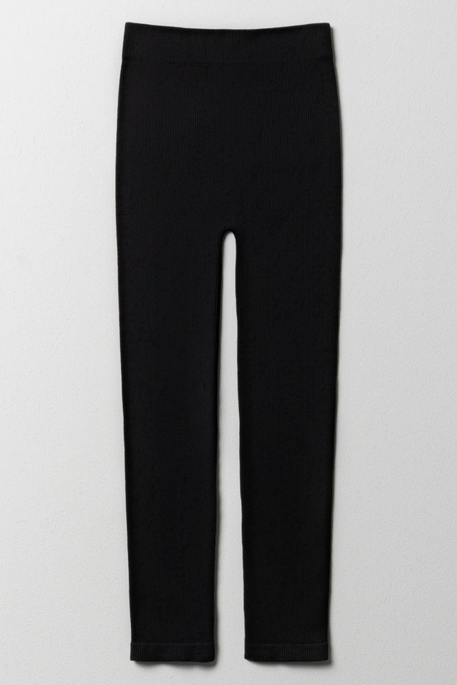 SEAMLESS LONG LEGGING BLACK