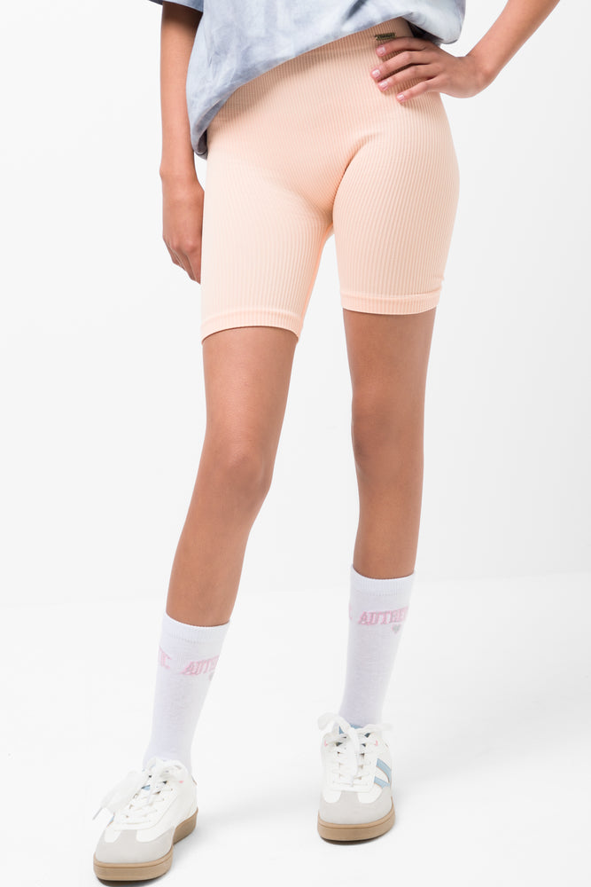 Seamless Cycle Shorts Peach (1)