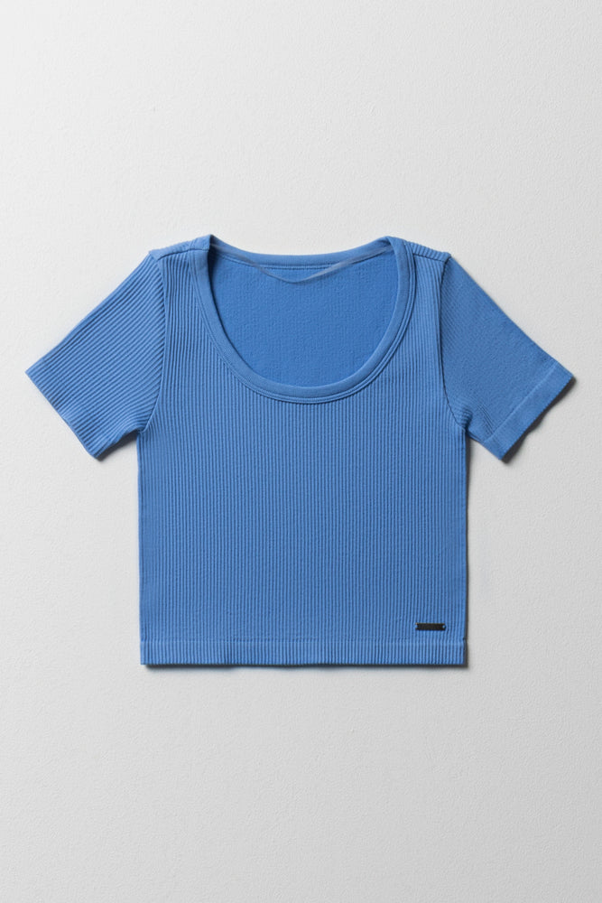 Seamless T-Shirt Blue