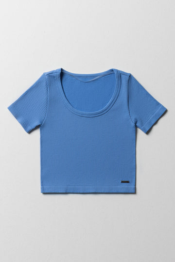 Seamless T-Shirt Blue
