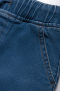 SHORTS DENIM PULL ON MED BLUE (1)