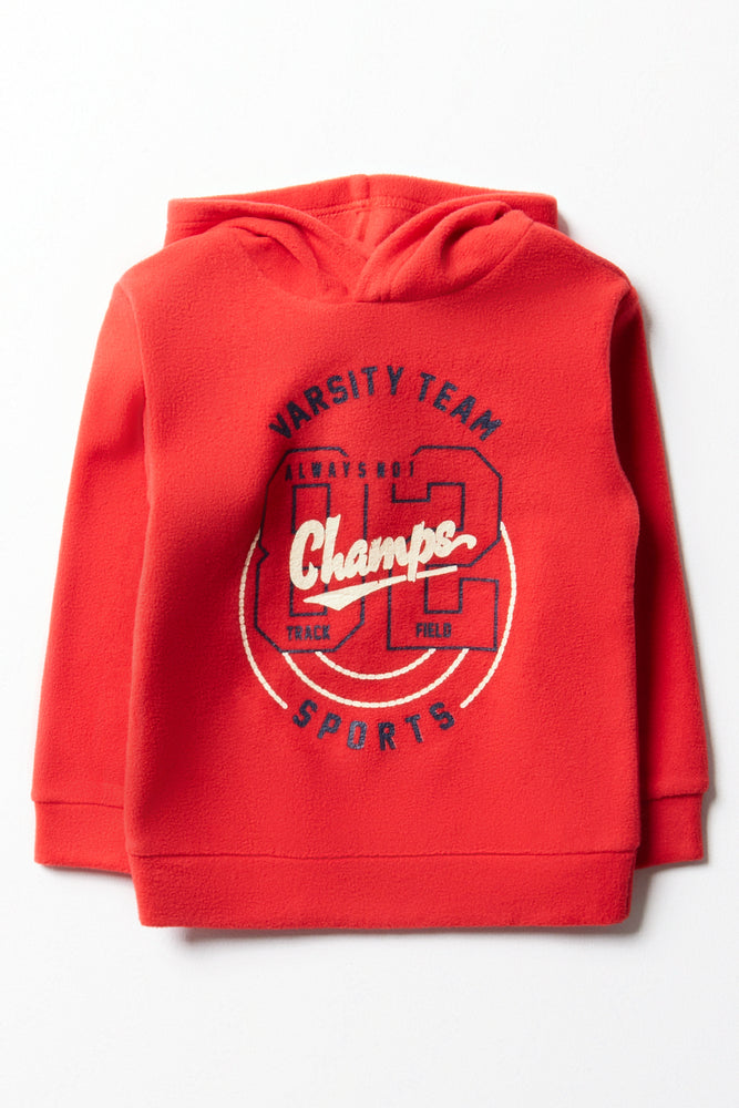 Varsity Hoodie Red