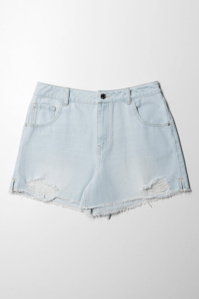 Cheeky Denim Shorts Blue