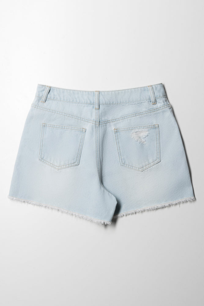 Cheeky Denim Shorts Blue (3)