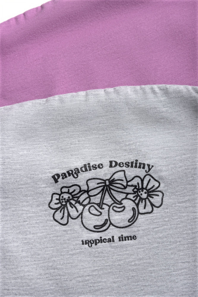 Paradise Destiny 2 Pack Boobtubes Grey And Purple