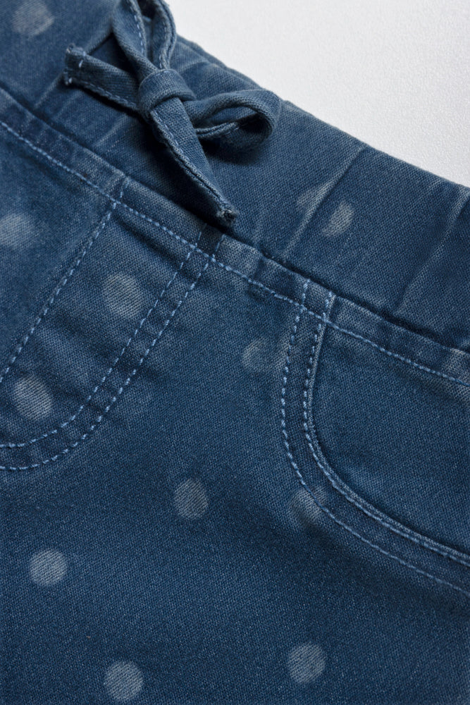 TG DENIM SHORT AOP