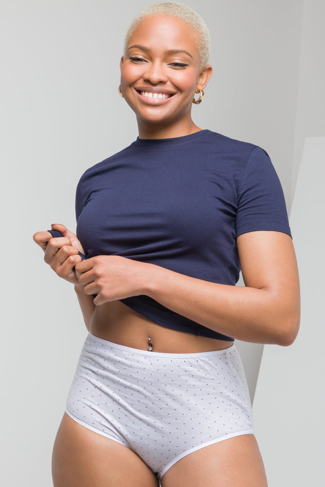 3 Pack Briefs Green And White