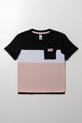 ColourBlock T-Shirt Pink