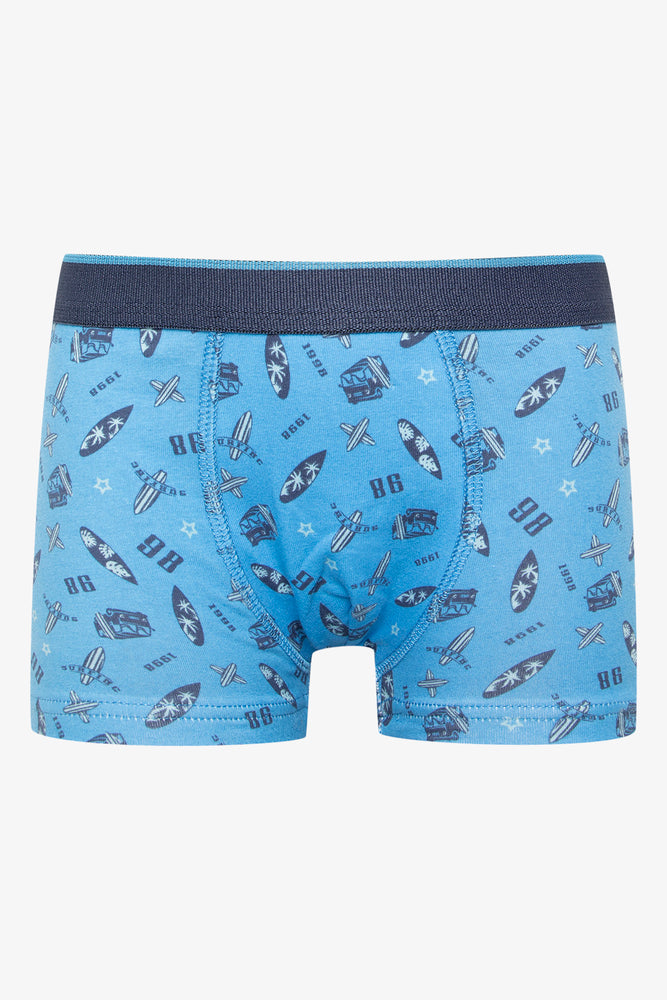 3 Pack Surfer Dude Boxers Blue