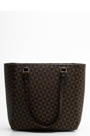 Tote Shopper Bag Brown