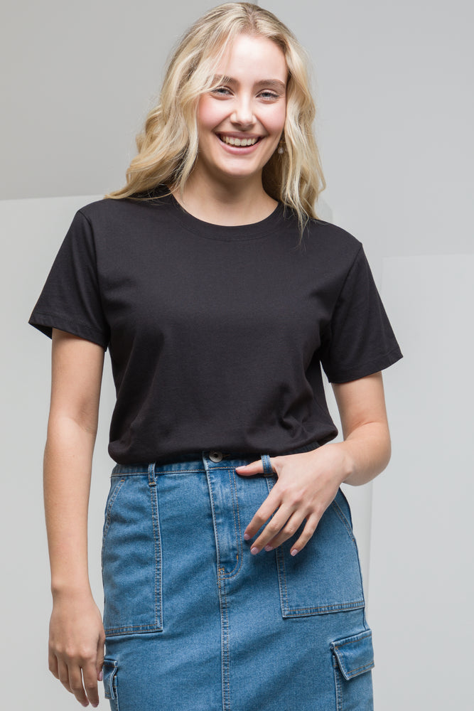 Crewneck T-Shirt Black