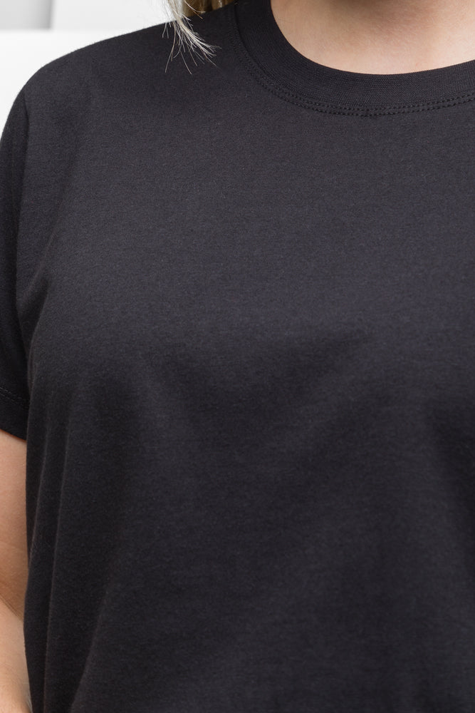 Crewneck T-Shirt Black (3)
