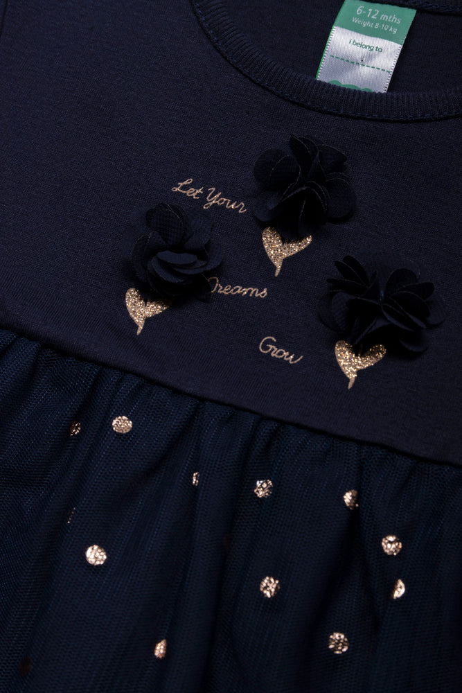 Mesh Leggings & Top Set Navy