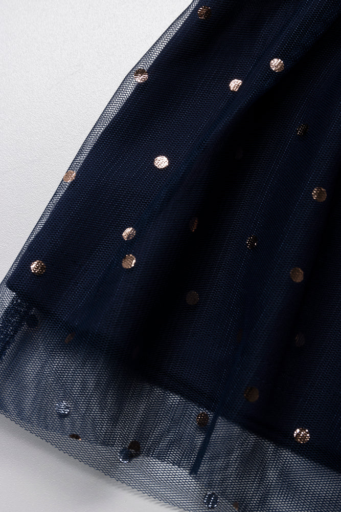 Mesh Leggings & Top Set Navy (2)
