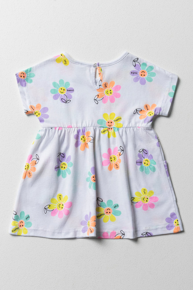 Dress With Pockets White (3)