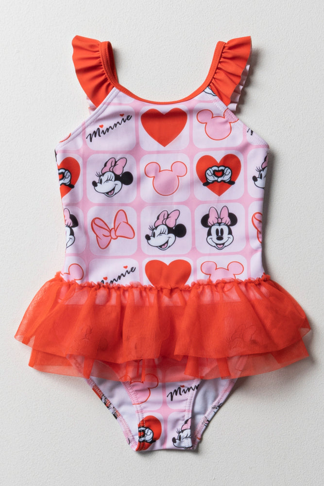 Minnie Mouse Tutu Swimsuit Red