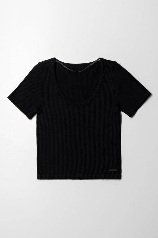 Seamless T-Shirt Black